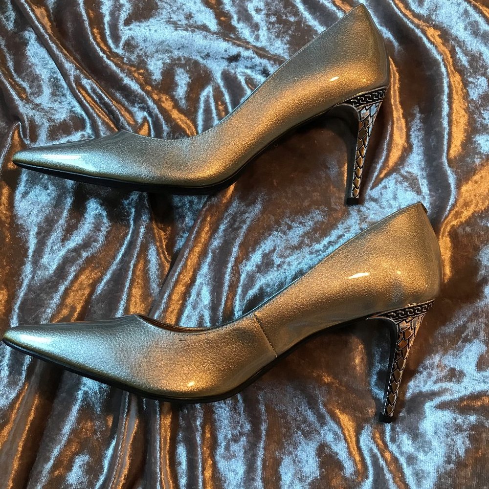 J Renee Maressa silver pumps